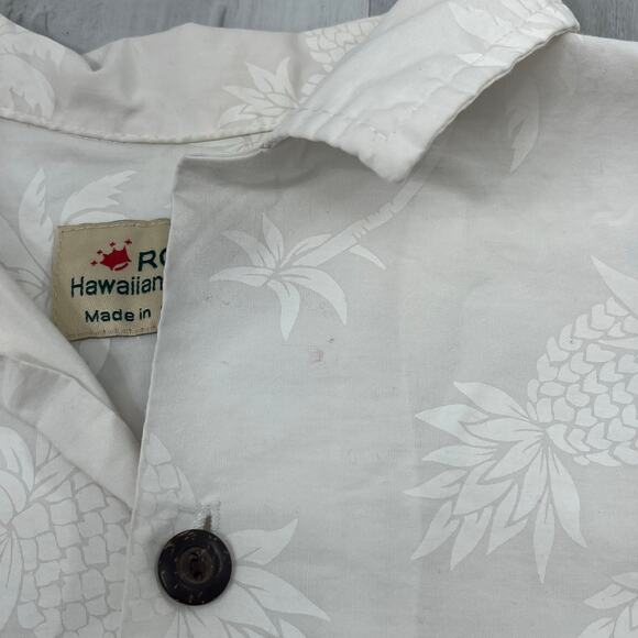 Royal Hawaiian Creations Short Sleeve Button Down Lightweight Guitar Shirt Med - Picture 3 of 9